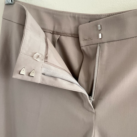 Virgin Wool Blend Lafayette 148 New York Osprey Trousers 8 - Picture 6 of 9